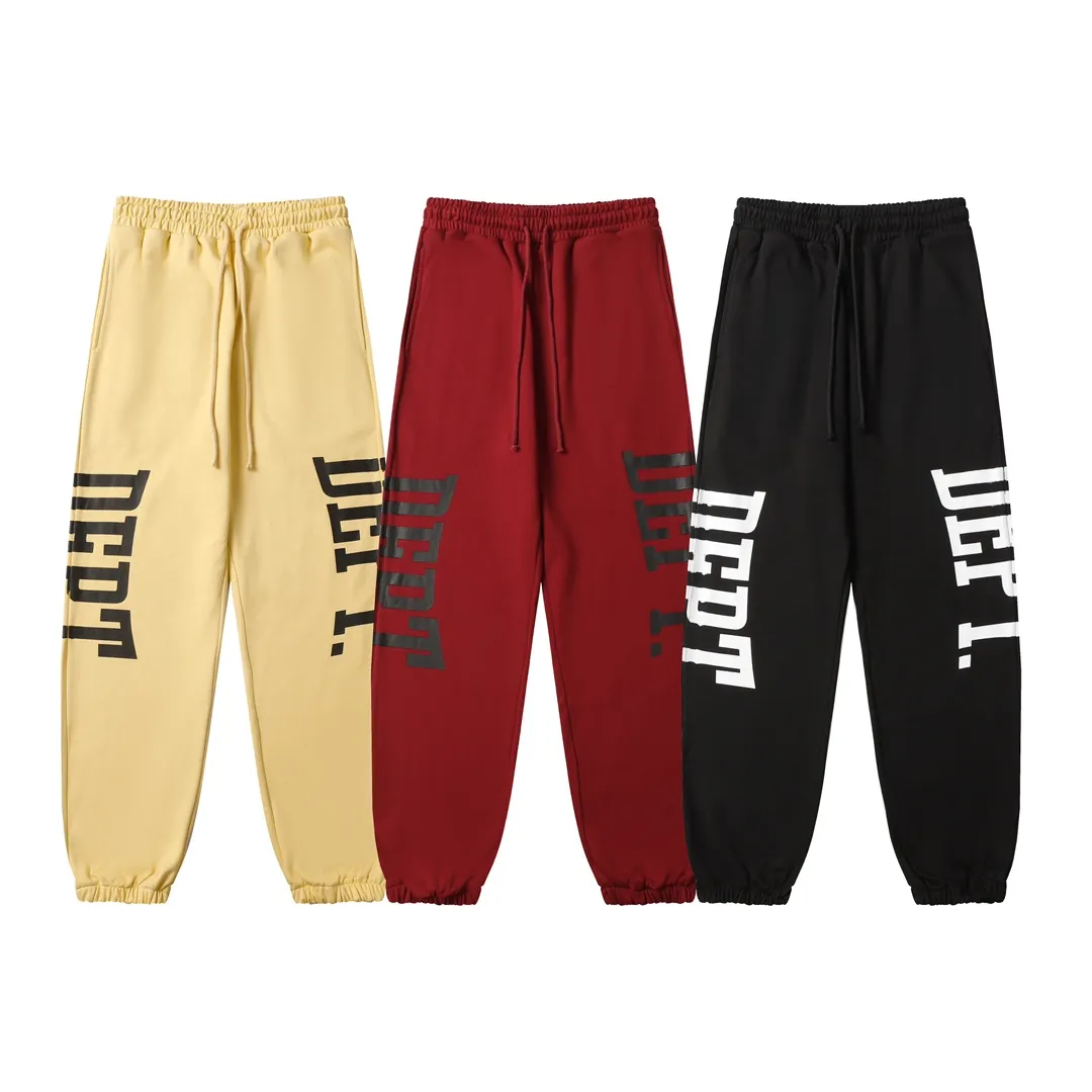 GALLERY.DEPT trendy casual long sweatpants Style number: 250#p170 Color: apricot blue yellow burgundy Size: S M L XL